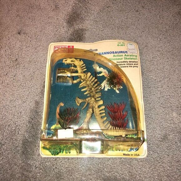 PENN PLAX FISH AQUARIUM DISPLAY ORNAMENT DINOSAUR T REX...